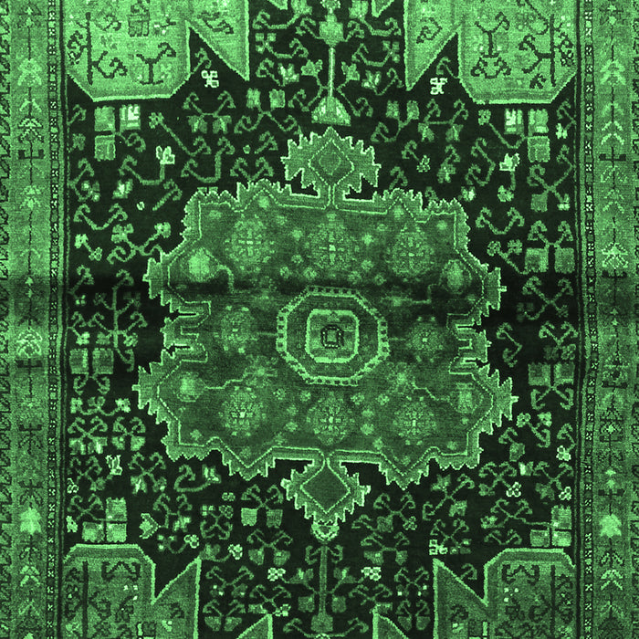 Persian Emerald Green Traditional Rug, tr1104emgrn