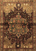 Persian Brown Traditional Rug, tr1104brn