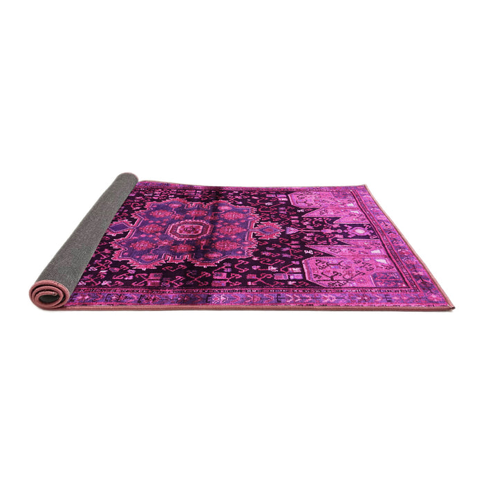 Sideview of Persian Pink Traditional Rug, tr1104pnk
