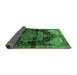 Sideview of Persian Emerald Green Traditional Rug, tr1104emgrn