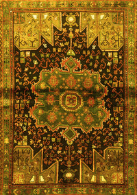 Persian Yellow Traditional Rug, tr1104yw