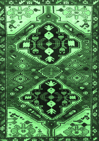 Persian Emerald Green Traditional Rug, tr1105emgrn