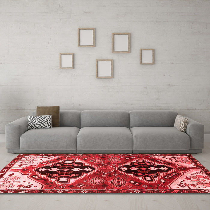 Traditional Red Washable Rugs