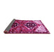 Sideview of Persian Pink Traditional Rug, tr1105pnk