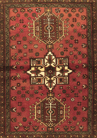 Persian Brown Traditional Rug, tr1107brn