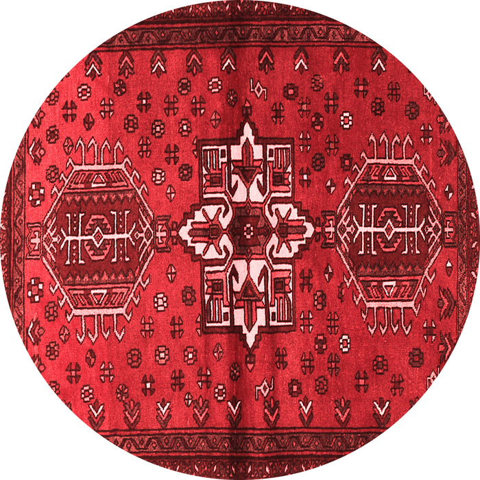 Machine Washable Persian Red Traditional Rug, wshtr1107red