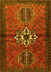 Persian Yellow Traditional Rug, tr1107yw