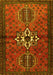 Persian Yellow Traditional Rug, tr1107yw