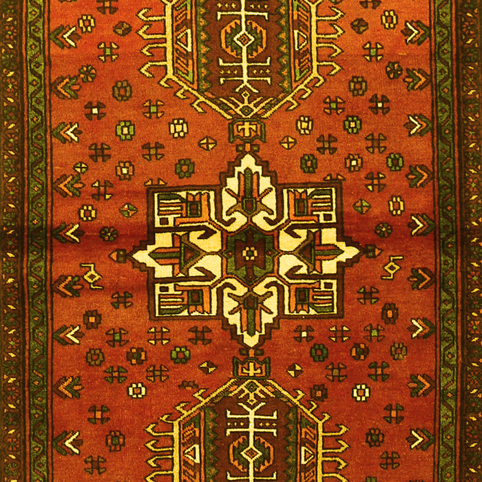 Persian Yellow Traditional Rug, tr1107yw