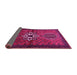 Sideview of Persian Pink Traditional Rug, tr1107pnk