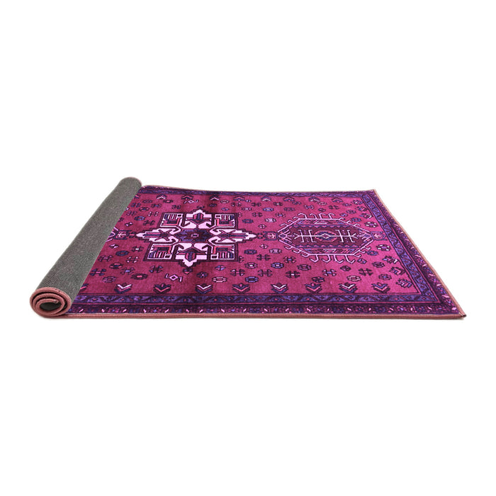 Sideview of Persian Purple Traditional Rug, tr1107pur