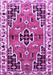 Machine Washable Persian Purple Traditional Area Rugs, wshtr1108pur