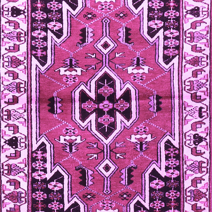 Machine Washable Persian Purple Traditional Area Rugs, wshtr1108pur