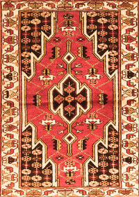 Persian Orange Traditional Rug, tr1108org