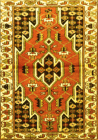 Persian Yellow Traditional Rug, tr1108yw