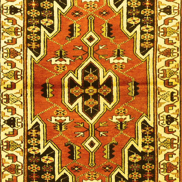 Persian Yellow Traditional Rug, tr1108yw
