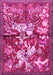 Animal Pink Traditional Rug, tr1109pnk