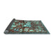 Sideview of Animal Light Blue Traditional Rug, tr1109lblu