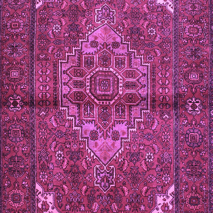 Machine Washable Persian Purple Traditional Area Rugs, wshtr110pur