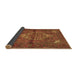 Sideview of Persian Brown Traditional Rug, tr110brn