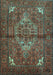 Persian Light Blue Traditional Rug, tr110lblu