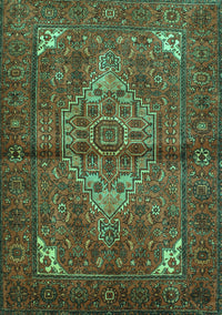 Persian Turquoise Traditional Rug, tr110turq