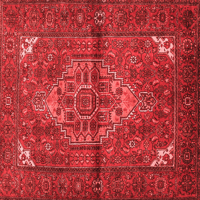Machine Washable Persian Red Traditional Rug, wshtr110red