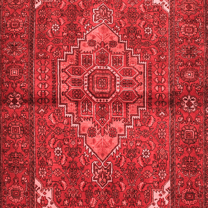 Machine Washable Persian Red Traditional Rug, wshtr110red