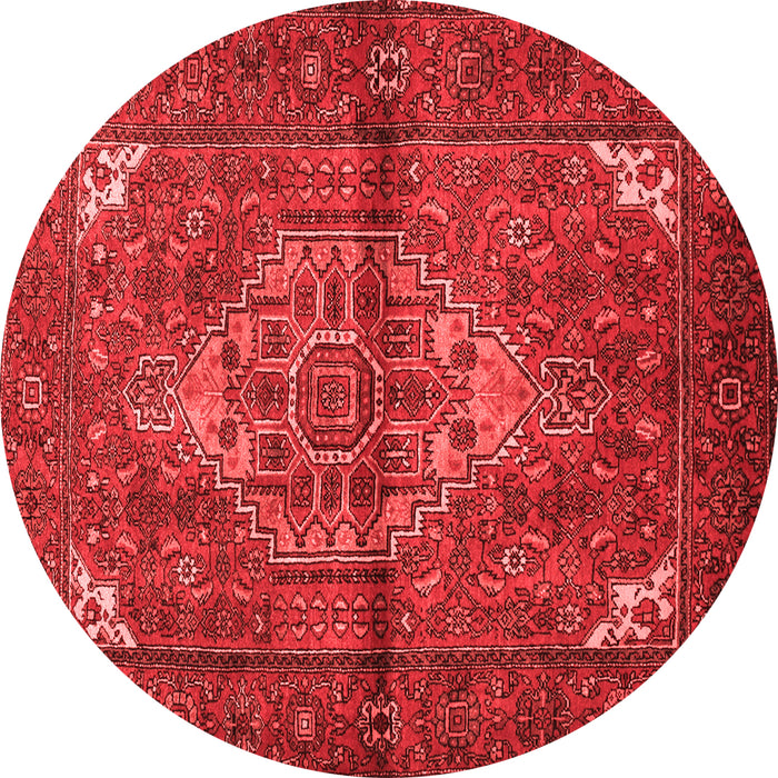 Machine Washable Persian Red Traditional Rug, wshtr110red