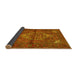 Sideview of Persian Yellow Traditional Rug, tr110yw