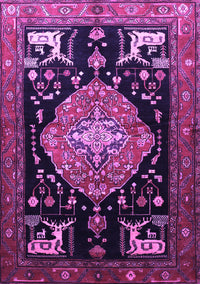 Animal Purple Traditional Rug, tr1110pur