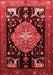 Animal Red Traditional Area Rugs