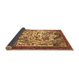 Sideview of Animal Brown Traditional Rug, tr1111brn