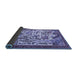 Sideview of Animal Blue Traditional Rug, tr1111blu