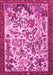 Animal Pink Traditional Rug, tr1111pnk