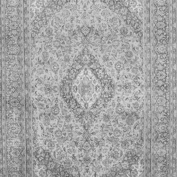 Medallion Gray Traditional Rug, tr1112gry