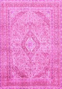 Medallion Pink Traditional Rug, tr1112pnk