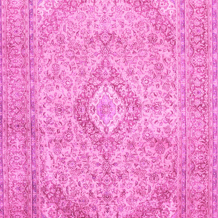 Medallion Pink Traditional Rug, tr1112pnk