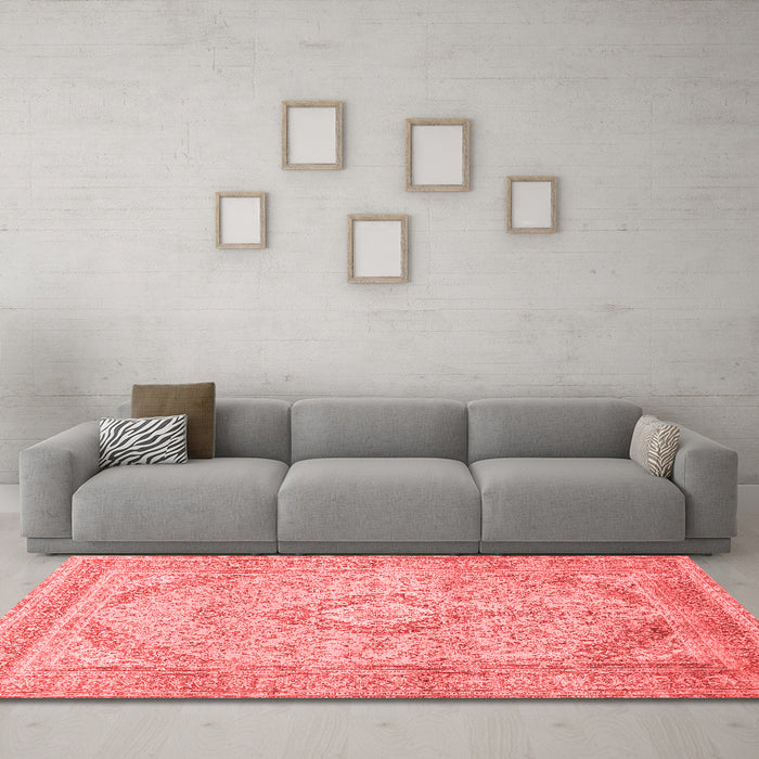 Traditional Red Washable Rugs