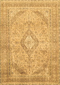 Medallion Brown Traditional Rug, tr1112brn