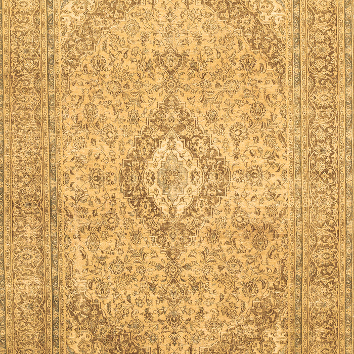Medallion Brown Traditional Rug, tr1112brn