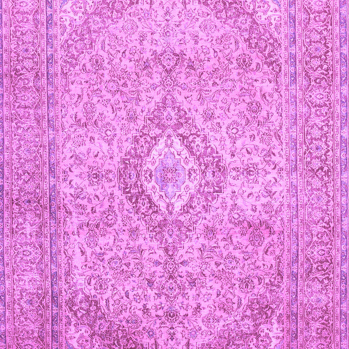 Machine Washable Medallion Purple Traditional Area Rugs, wshtr1112pur