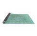 Sideview of Persian Light Blue Traditional Rug, tr1113lblu