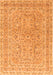 Persian Orange Traditional Rug, tr1113org