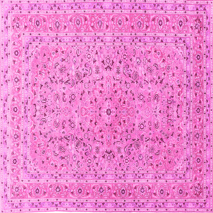 Square Persian Pink Traditional Rug, tr1113pnk