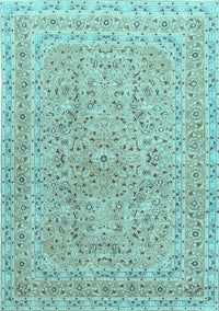 Persian Light Blue Traditional Rug, tr1113lblu