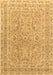 Machine Washable Persian Brown Traditional Rug, wshtr1113brn