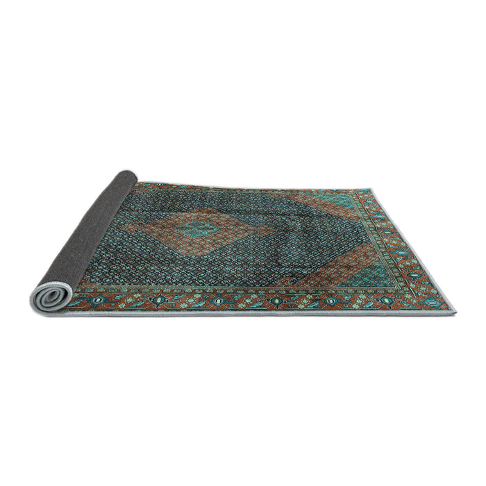 Sideview of Persian Light Blue Traditional Rug, tr1114lblu