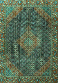 Persian Turquoise Traditional Rug, tr1114turq