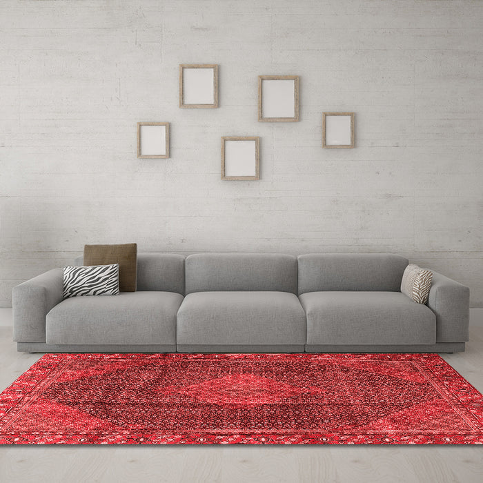 Traditional Red Washable Rugs